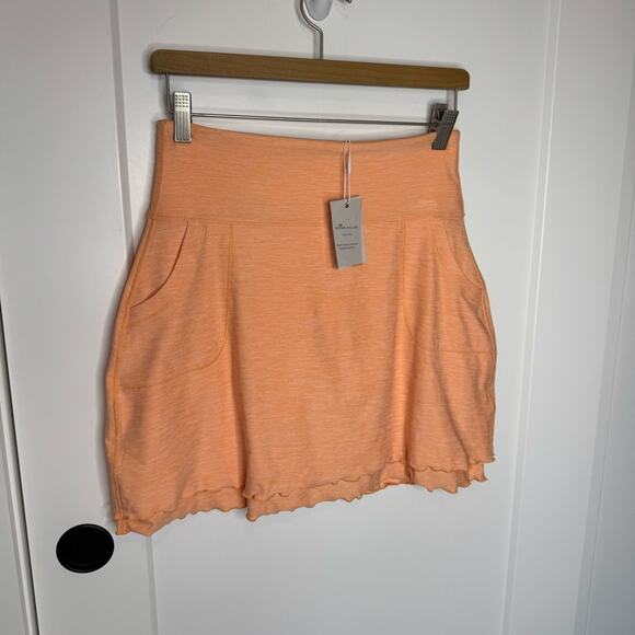 NWT Peter Millar Performance Stretch Convertible Swing Skort Skirt Orange Small - Picture 1 of 7